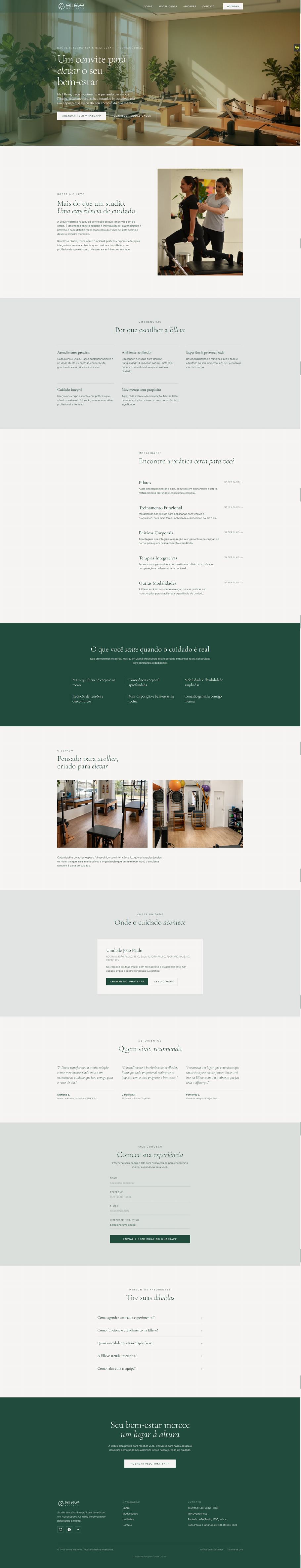 Site Elleve Wellness